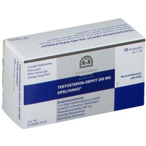 TESTO Eifelfango – Testosterone Enanthate – 10 amps x 250mg