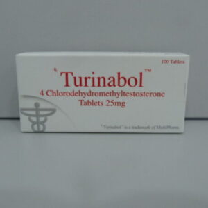 TURINABOL – Chlordehydromethyltesterone – 50 x 10mg – Hubei Tabs