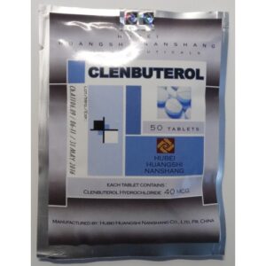 CLENBUTEROL – Clenbuterol – 50 x 0,04mg – Hubei Tabs